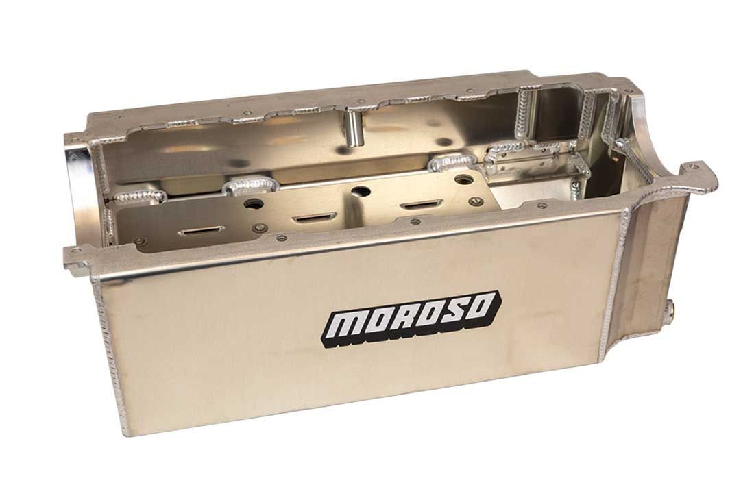 Moroso 21420 - BBC Marine 7.75in Deep Box Aluminum Oil Pan