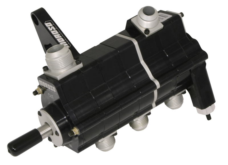 Moroso 22523 - Black Series Dragster 3 Stage Dry Sump Oil Pump - Left Side - .875 Pressure