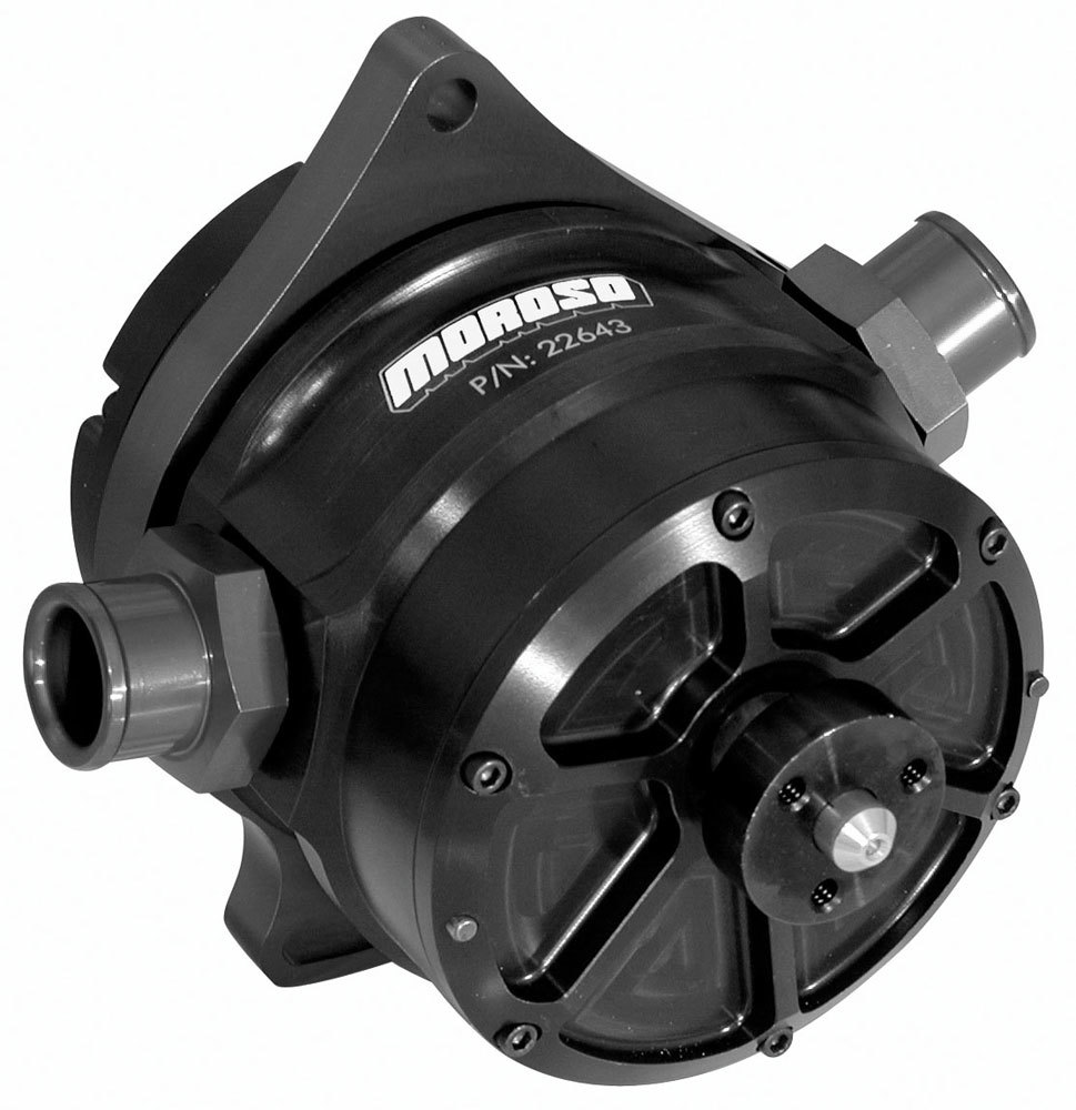 Moroso 22643 - Super Duty Pro Mod 4 Vane Vacuum Pump w/Adjustable Mounting Bracket