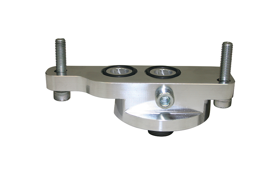 Moroso 23712 - GM LS Oil Filter Adapter - Spin On - Inbound Rail