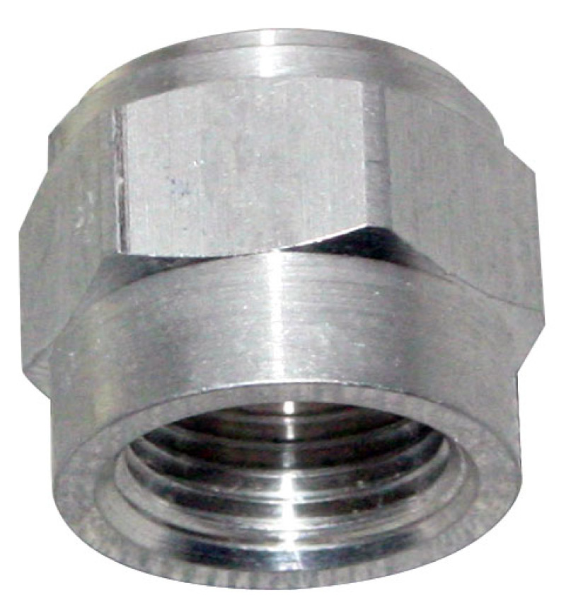 Moroso 22726 - 3/8in NPT Female Weld-On Bung - Aluminum - Single Moroso 22726 - 3/8in NPT Female Weld-On Bung - Aluminum - Single