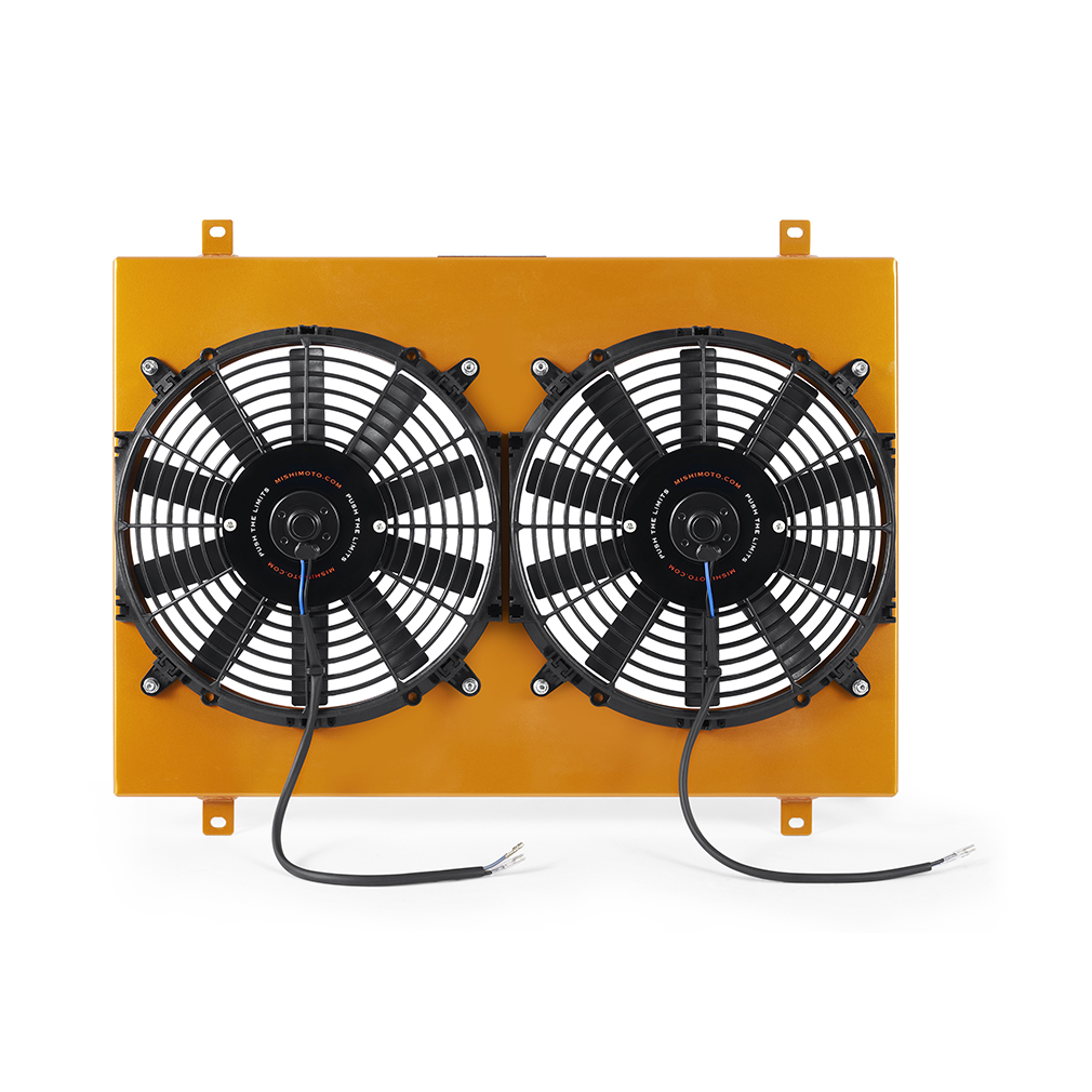 Mishimoto MMFS-MUS-79GD - 79-93 Ford Mustang Aluminum Fan Shroud Gold