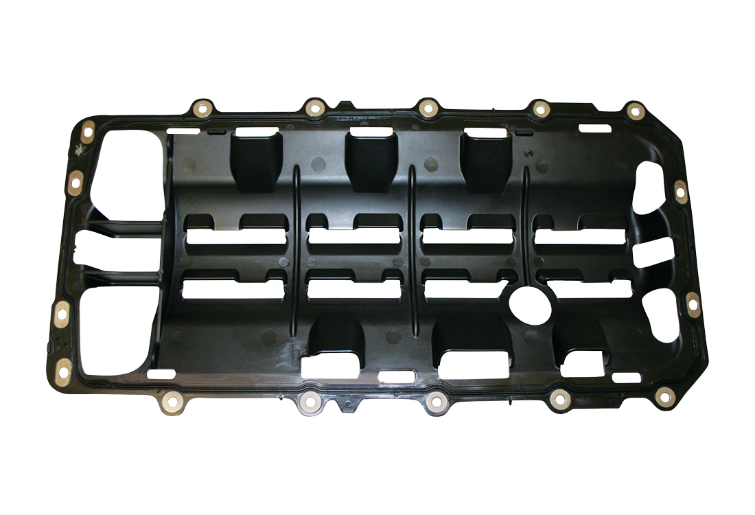 Moroso 22936 - Ford 5.0 Coyote/5.2 Voodoo Louvered Windage Tray w/Built-In Oil Pan Gasket