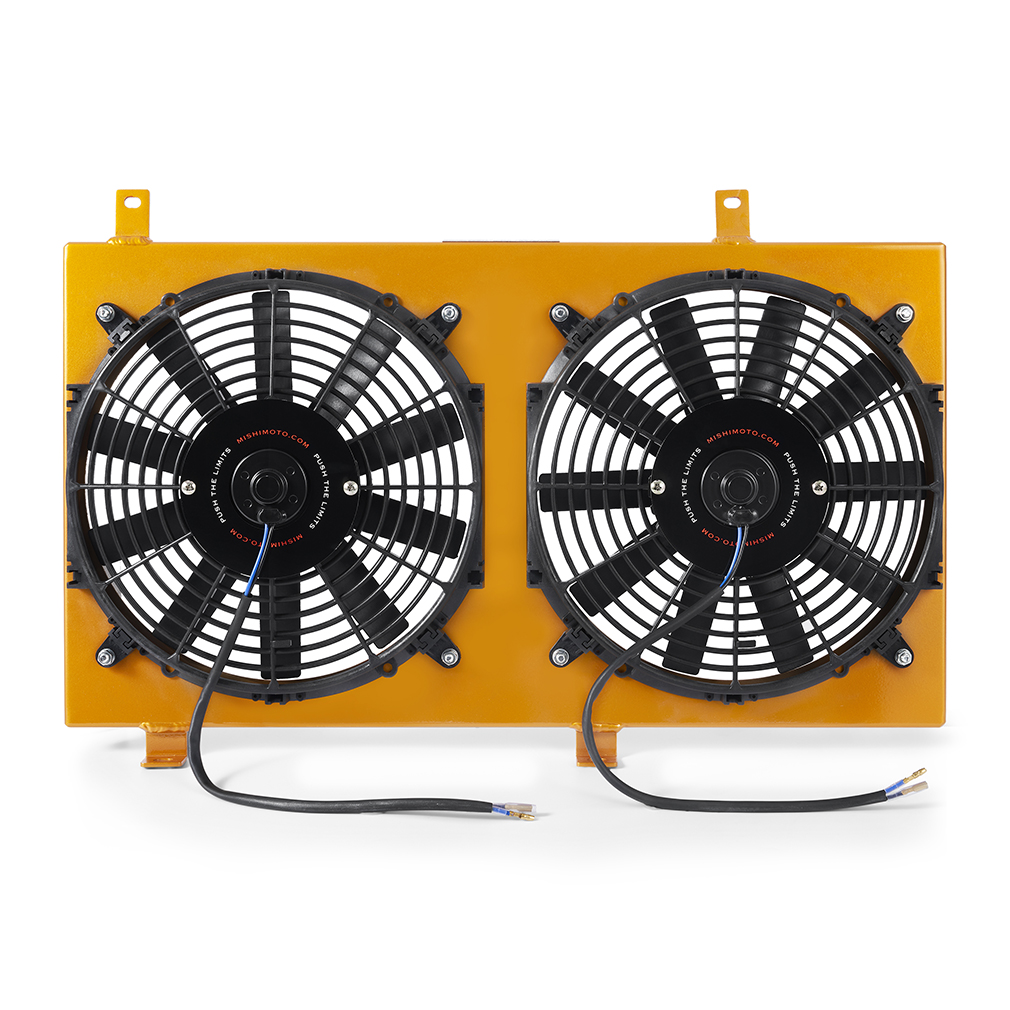 Mishimoto MMFS-RX8-04GD - 04-08 Mazda RX8 Aluminum Fan Shroud Gold
