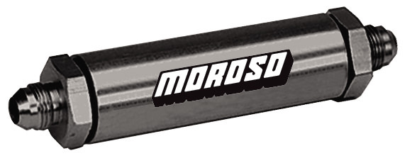 Moroso 23850 - Oil Filter - In Line Screened -10An - Aluminum Moroso 23850 - Oil Filter - In Line Screened -10An - Aluminum