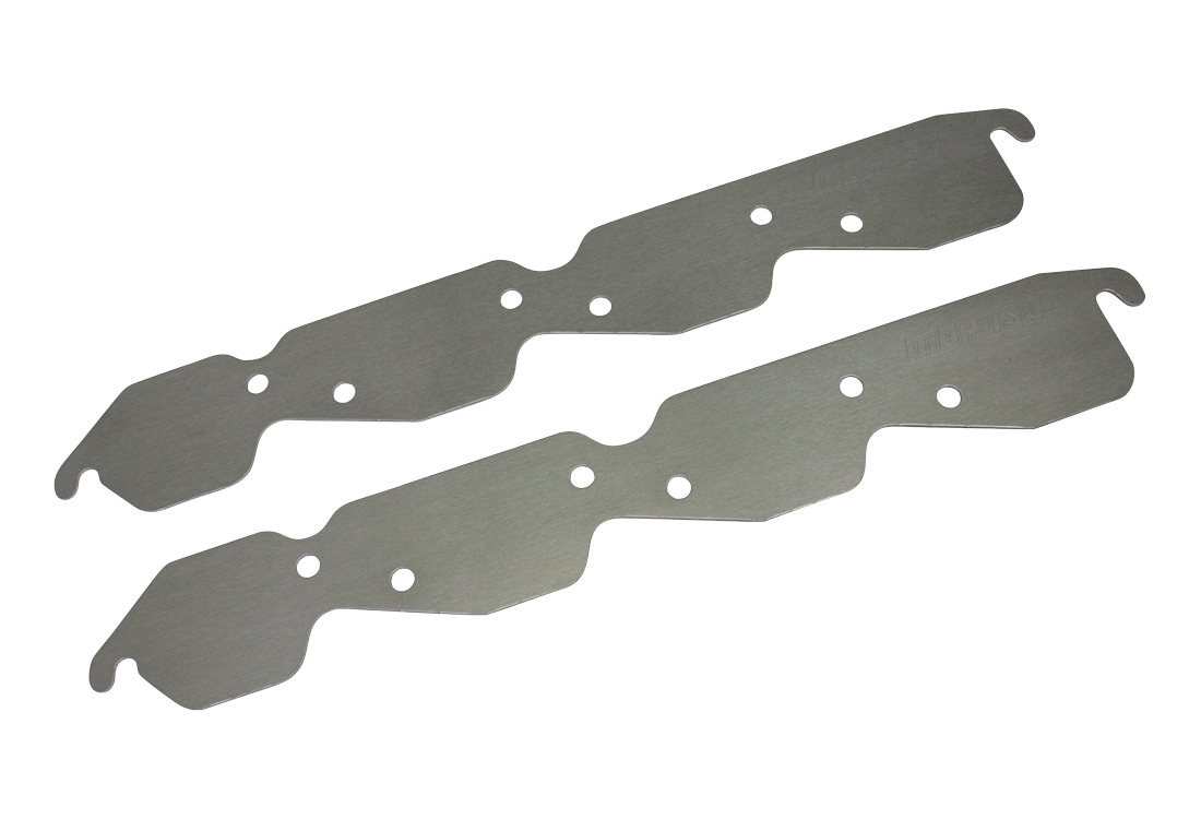Moroso 25160 - Chevrolet Big Block Mark IV (w/Conv. Heads) Exhaust Block-Off Storage Plate - Aluminum - Pair Moroso 25160 - Chevrolet Big Block Mark IV (w/Conv. Heads) Exhaust Block-Off Storage Plate - Aluminum - Pair