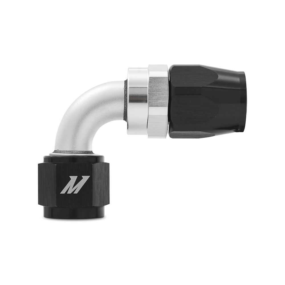 Mishimoto MMFT-SW-12-90 - Aluminum -12AN 90 Degree Fitting - Black