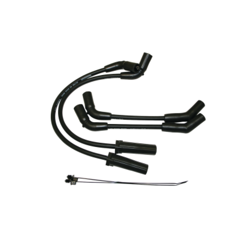 Moroso 28644 - 2018+ Harley-Davidson Ultra 40 Milwaukee 8 Softail Wire Set - Black