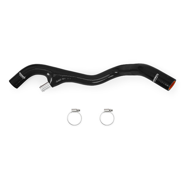 Mishimoto MMHOSE-F2D-03EBK - 03-04 Ford F-250/F-350 6.0L Powerstroke Lower Overflow Black Silicone Hose Kit