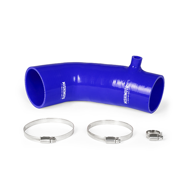 Mishimoto MMHOSE-CIV-12SIIHBL - 12-15 Honda Civic Si Blue Silicone Induction Hose Kit