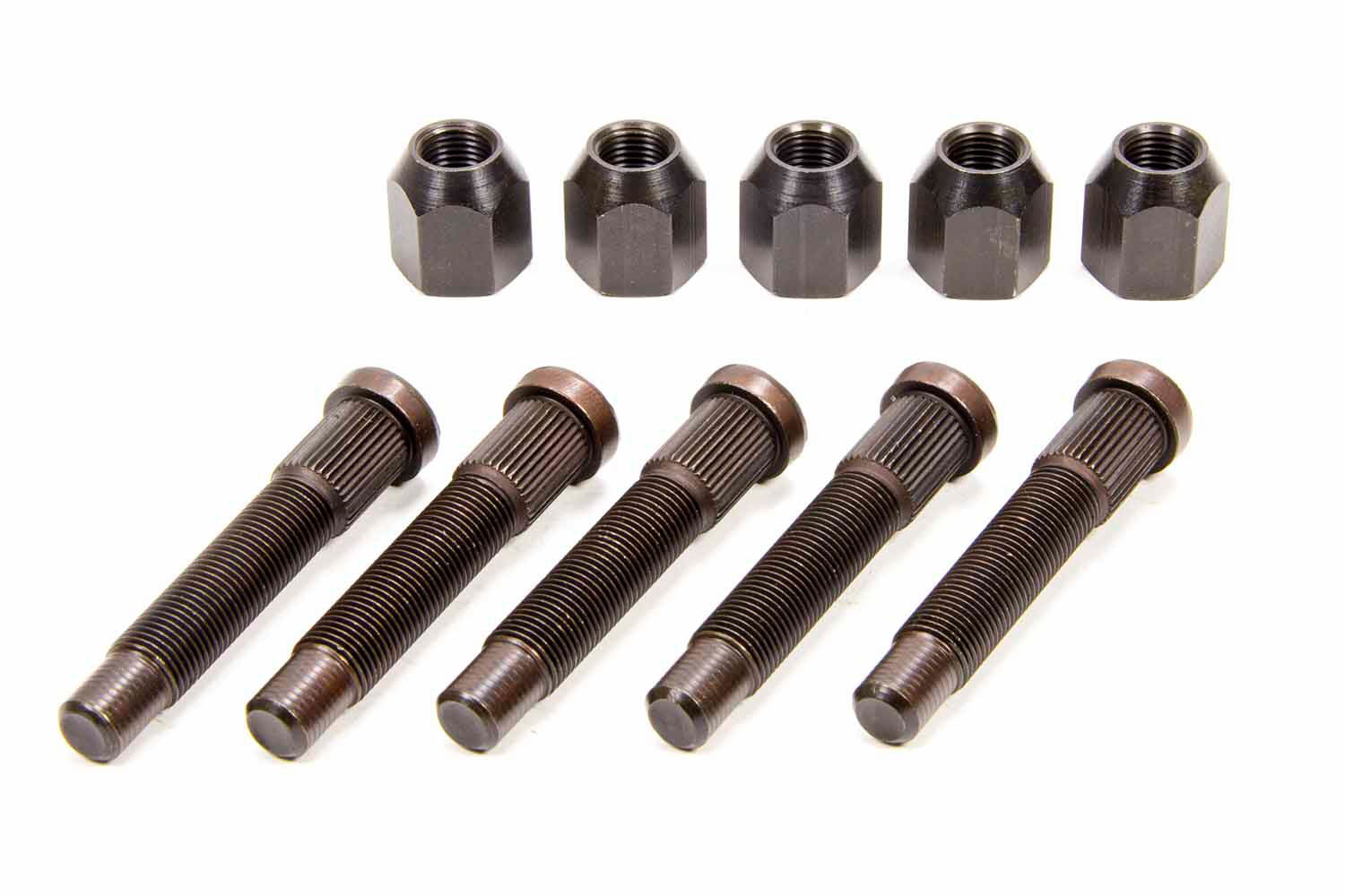 Moroso 46490 - Wheel Stud & Lug Nut Kit - 1/2in-20 x 3in - .685in Diameter