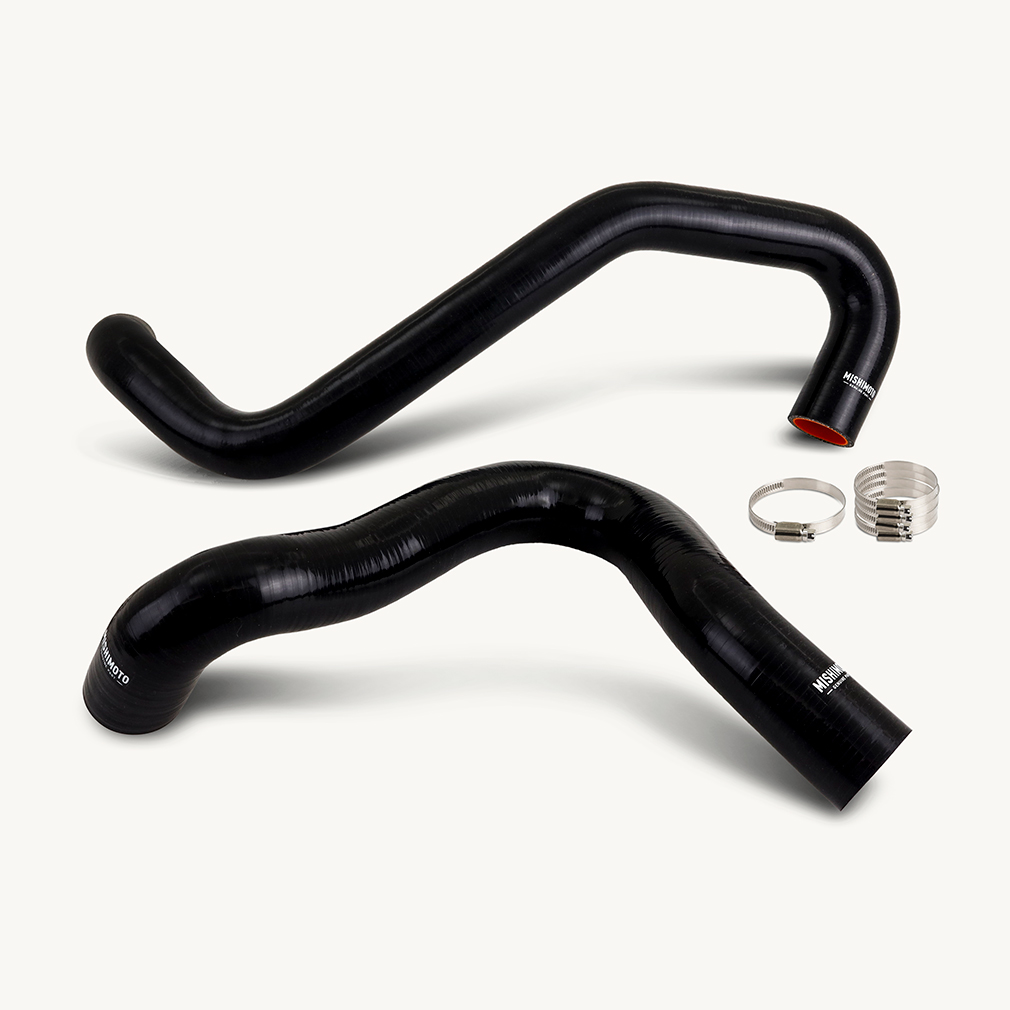 Mishimoto MMHOSE-F2D-01RRBK - 01-03 Ford F-250 7.3L Coolant Hose Kit Upper Reroute BK Mishimoto MMHOSE-F2D-01RRBK - 01-03 Ford F-250 7.3L Coolant Hose Kit Upper Reroute BK
