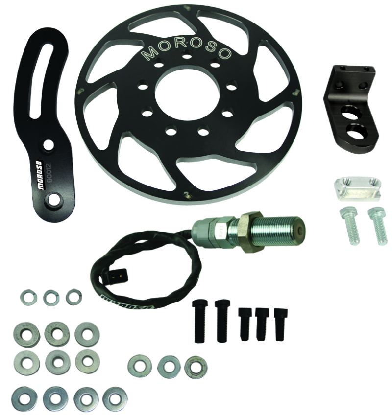 Moroso 60012 - Big Block Chevrolet Ultra Series Crank Trigger Kit - Driver Side Mount
