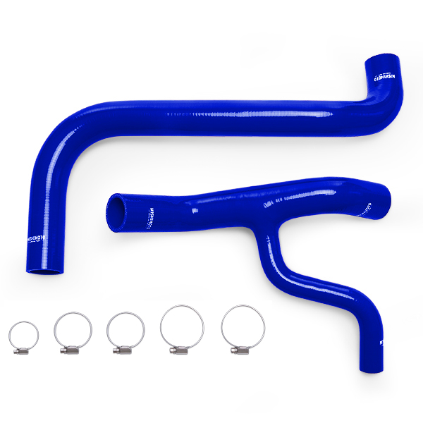 Mishimoto MMHOSE-F46-98BL - 98-04 Ford F-150 4.6L Blue Silicone Radiator Hose Kit
