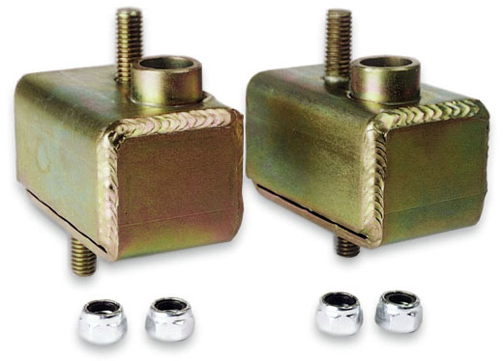 Moroso 62544 - 79-83 Ford 5.0L Mustang Motor Mounts - 3/16in - Grade 8 Studs - Steel - 2 Pack Moroso 62544 - 79-83 Ford 5.0L Mustang Motor Mounts - 3/16in - Grade 8 Studs - Steel - 2 Pack