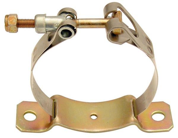 Moroso 63402 - Universal Tank Mounting Bracket - 2.44in to 2.69in Diameter Tanks - Steel