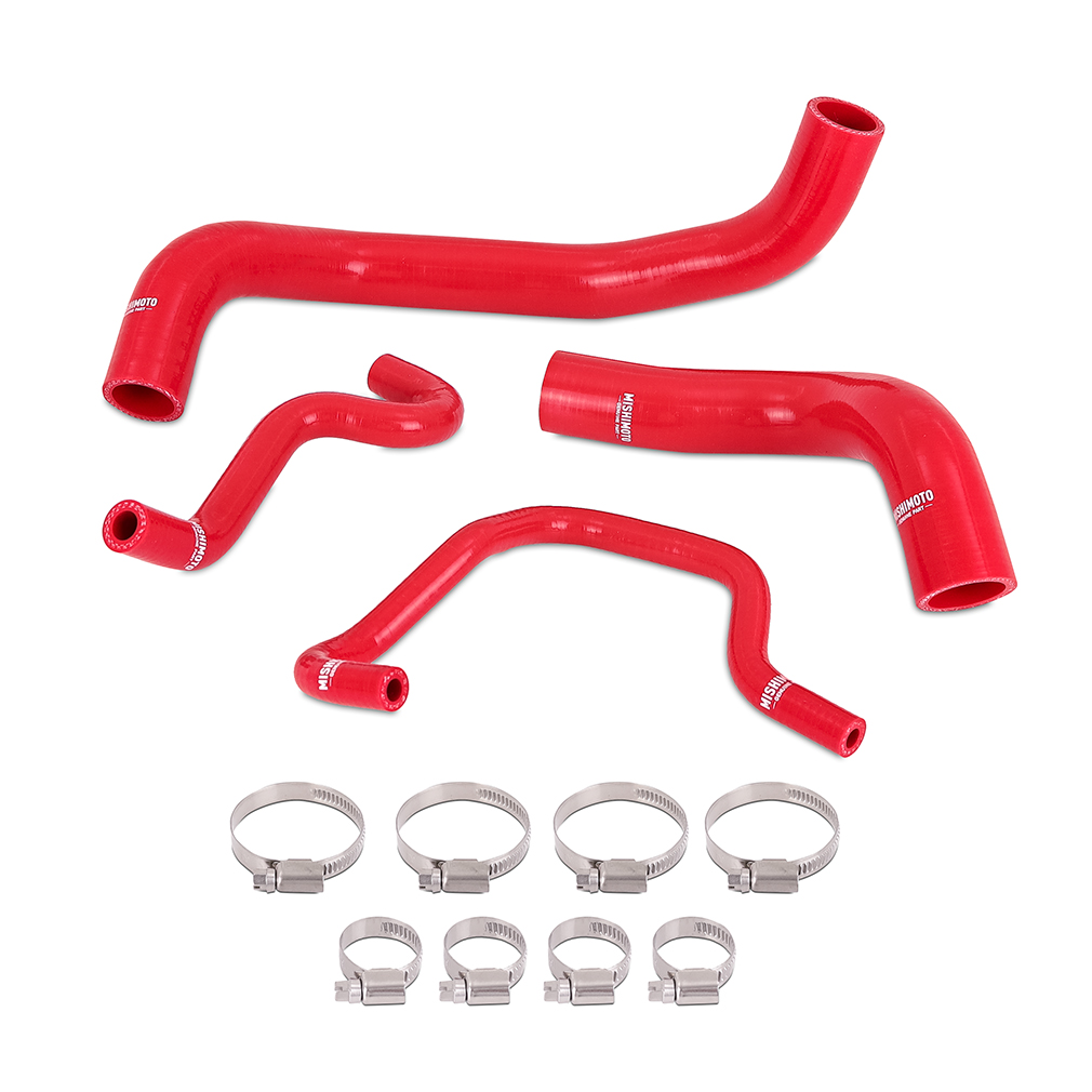 Mishimoto MMHOSE-Q50-16RD - 2016+ Infiniti Q50/Q60 3.0T Silicone Coolant Hose Kit - Red