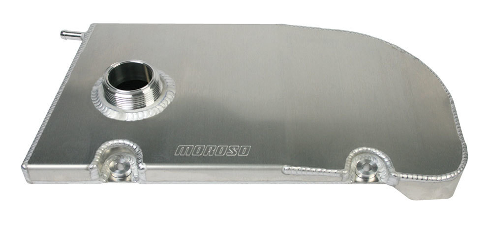 Moroso 63787 - 97-04 Chevrolet Corvette Coolant Expansion Tank - Direct Bolt-In Replacement