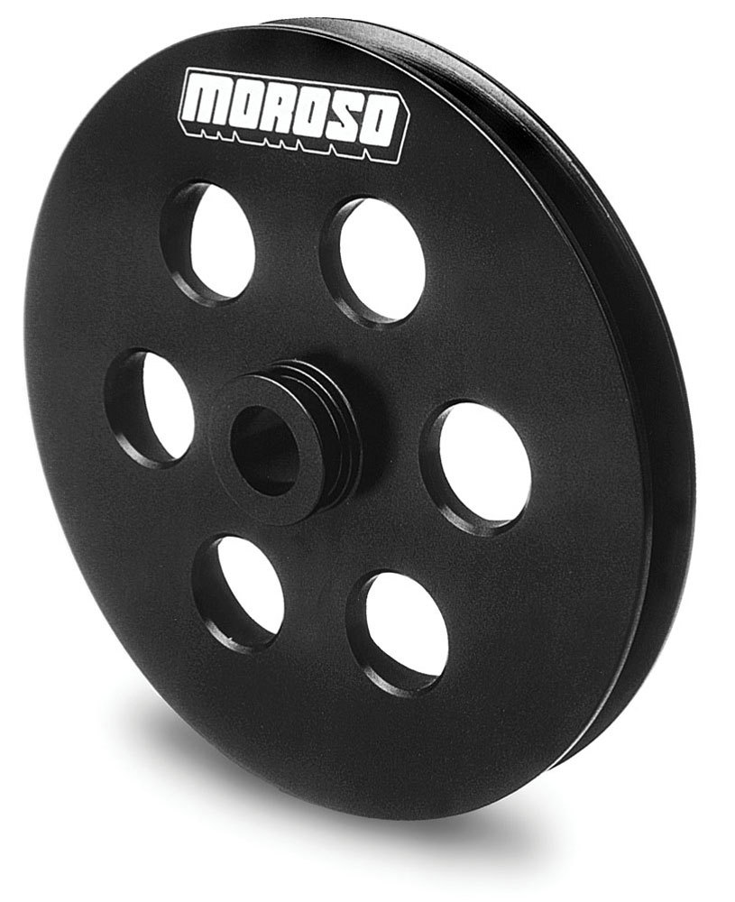 Moroso 64860 - GM (Late Model) Power Steering Pulley - Single Groove - Billet Aluminum Moroso 64860 - GM (Late Model) Power Steering Pulley - Single Groove - Billet Aluminum