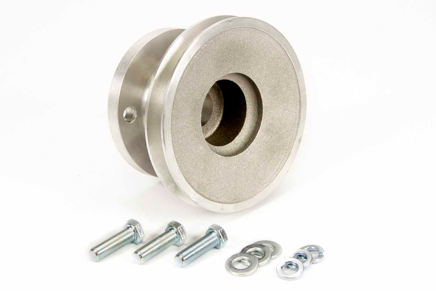 Moroso 64120 - Chevrolet Small Block 302-350 (w/Long Pump) Crankshaft Pulley - Single Groove - Cast Aluminum Moroso 64120 - Chevrolet Small Block 302-350 (w/Long Pump) Crankshaft Pulley - Single Groove - Cast Aluminum