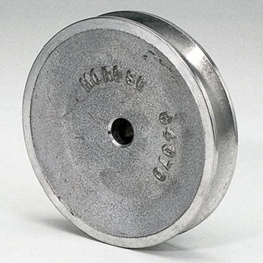 Moroso 64070 - Chevrolet Small Block (w/Short Pump) Crankshaft Pulley - Single Groove - Cast Aluminum Moroso 64070 - Chevrolet Small Block (w/Short Pump) Crankshaft Pulley - Single Groove - Cast Aluminum