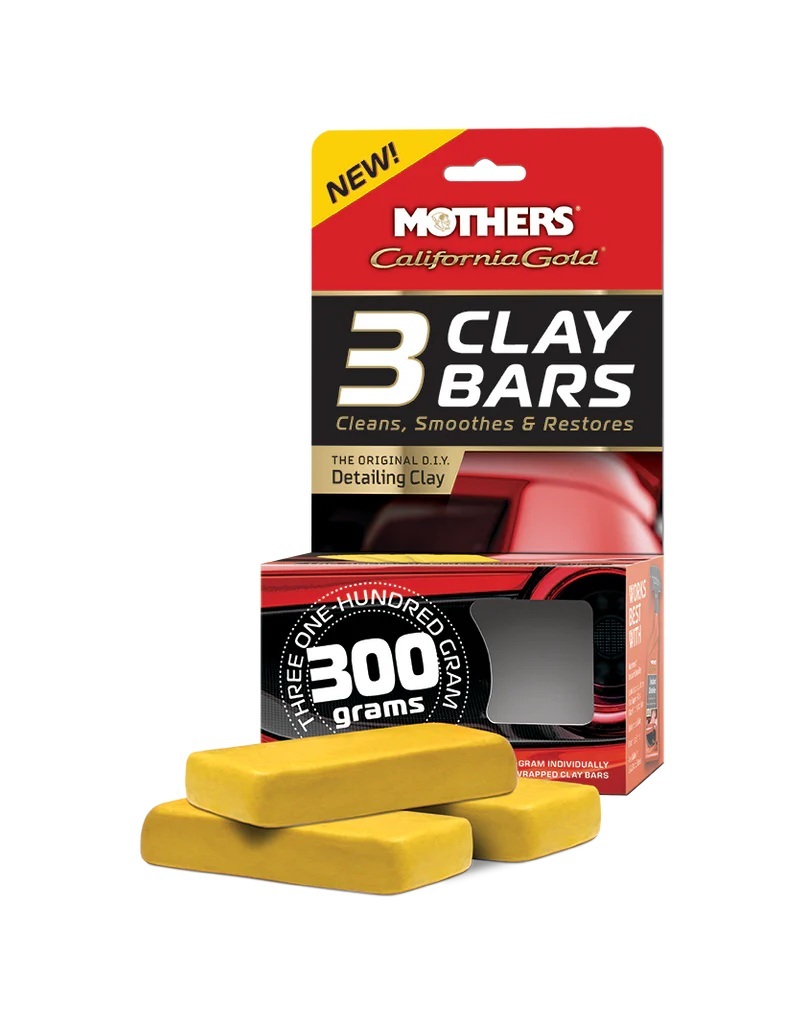 Mothers 07242 - California Gold Clay Bar 3 Pack