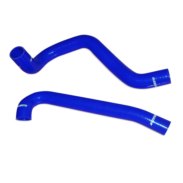 Mishimoto MMHOSE-WR4-97BL - 97-02 Jeep Wrangler 4cyl Blue Silicone Hose Kit