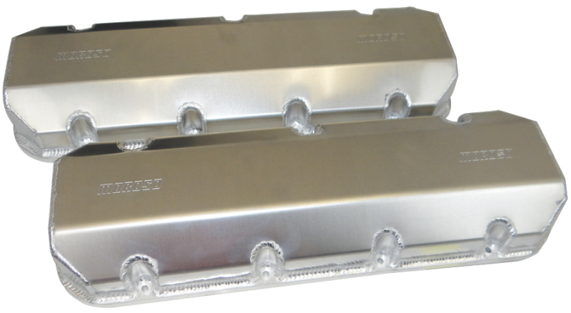 Moroso 68484 - Brodix SR20/Dart Pro1 (Dirt Late) Valve Cover - Exhaust Pockets/Intake Tubes - Alum - Pair
