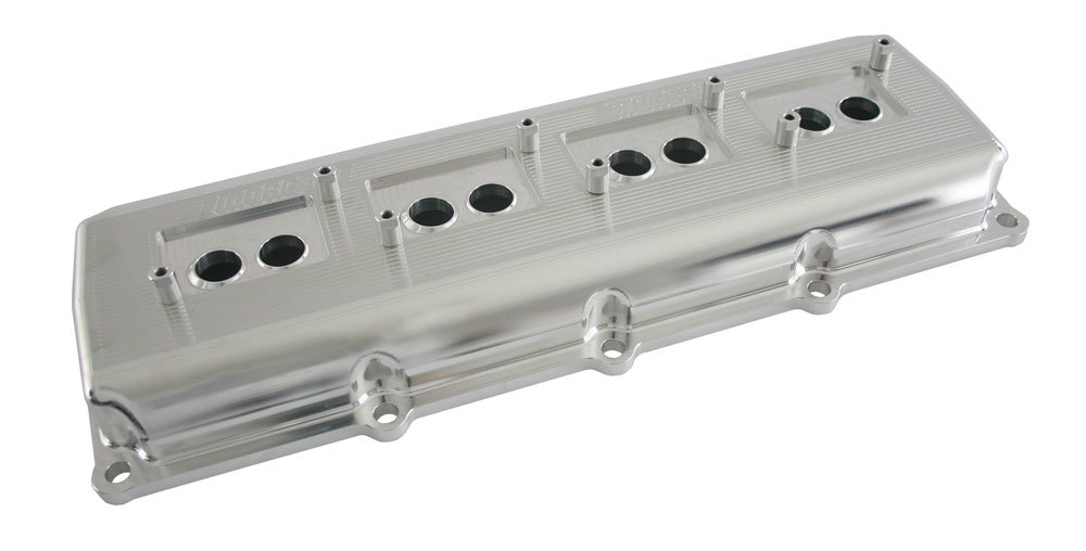 Moroso 68467 - Dodge 5.7/6.1/6.4L Hemi Valve Cover - Machined Billet Finished Aluminum