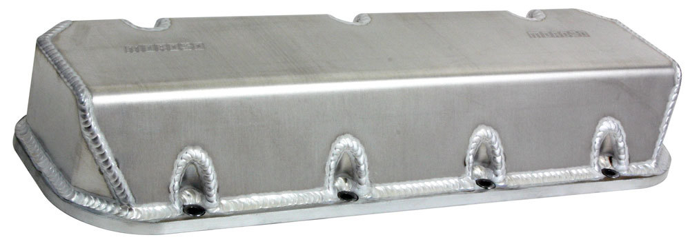 Moroso 68350 - Chevrolet Big Block Valve Cover w/Billet Rail - Steel Inserts - Aluminum - Pair Moroso 68350 - Chevrolet Big Block Valve Cover w/Billet Rail - Steel Inserts - Aluminum - Pair