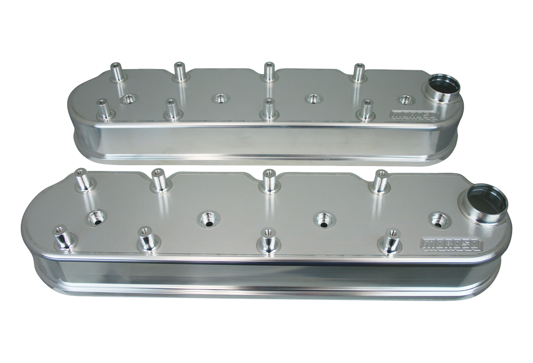 Moroso 68493 - GM LS Valve Cover - 2.5in - w/Coil Mounts - COPO Breathers on Each Cover - Billet Alum - Pair Moroso 68493 - GM LS Valve Cover - 2.5in - w/Coil Mounts - COPO Breathers on Each Cover - Billet Alum - Pair