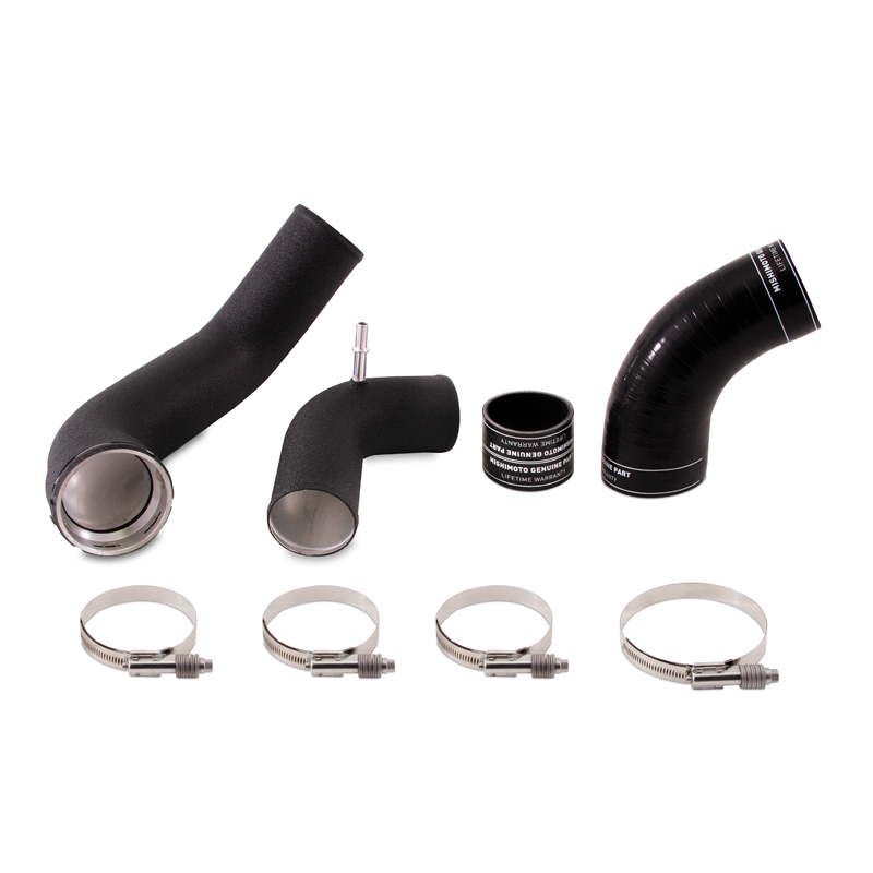 Mishimoto MMICP-F35T-17CWBK - 2017+ Ford F150 3.5l EcoBoost Cold-Side Intercooler Pipe Kit - Wrinkle-Black Mishimoto MMICP-F35T-17CWBK - 2017+ Ford F150 3.5l EcoBoost Cold-Side Intercooler Pipe Kit - Wrinkle-Black