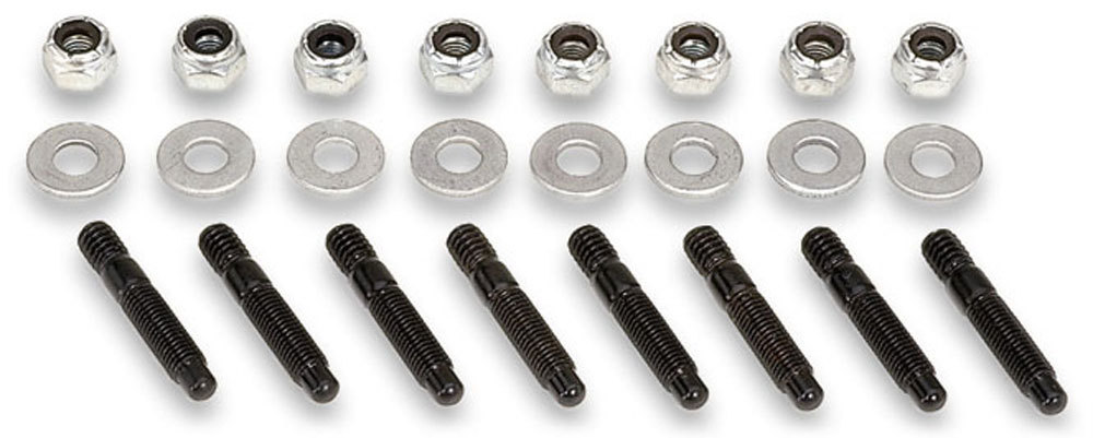 Moroso 68830 - Bullet Nose Valve Cover Stud Kit - 1/4in-20 x 1.5in - 8 Pack