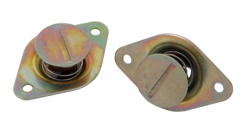 Moroso 71371 - Quick Fastener - Self Ejecting - 7/16in x .500in - Steel - Gold - 10 Pack Moroso 71371 - Quick Fastener - Self Ejecting - 7/16in x .500in - Steel - Gold - 10 Pack