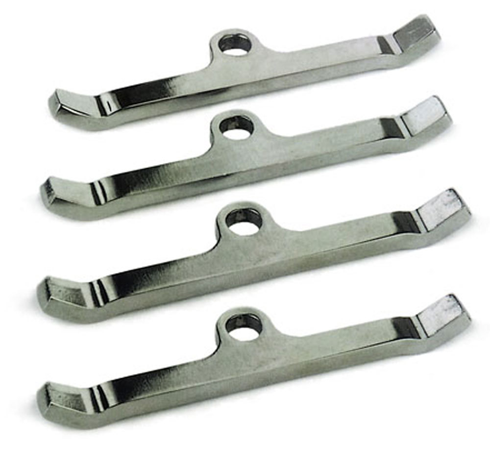 Moroso 68519 - Ford Valve Cover Hold Downs - Steel - Chrome Plated - Set of 4 Moroso 68519 - Ford Valve Cover Hold Downs - Steel - Chrome Plated - Set of 4