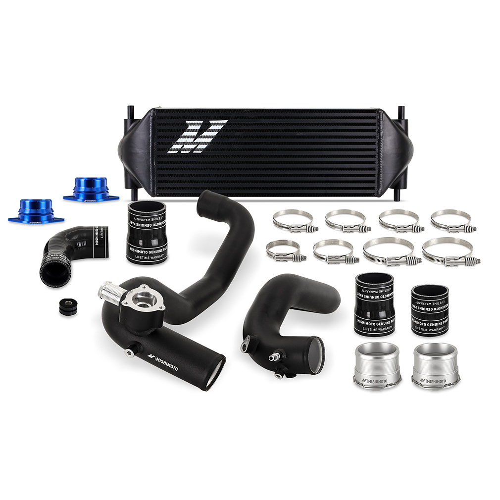 Mishimoto MMINT-BR23-21KBBK - 2021+ Ford Bronco 2.3L Intercooler Kit - Black Pipes/Black Core Mishimoto MMINT-BR23-21KBBK - 2021+ Ford Bronco 2.3L Intercooler Kit - Black Pipes/Black Core