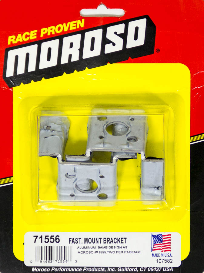 Moroso 71556 - Quick Fastener Mounting Bracket - 5/16in (Use w/Part No 71340/71345/71430) - Alum - 2 Pack Moroso 71556 - Quick Fastener Mounting Bracket - 5/16in (Use w/Part No 71340/71345/71430) - Alum - 2 Pack