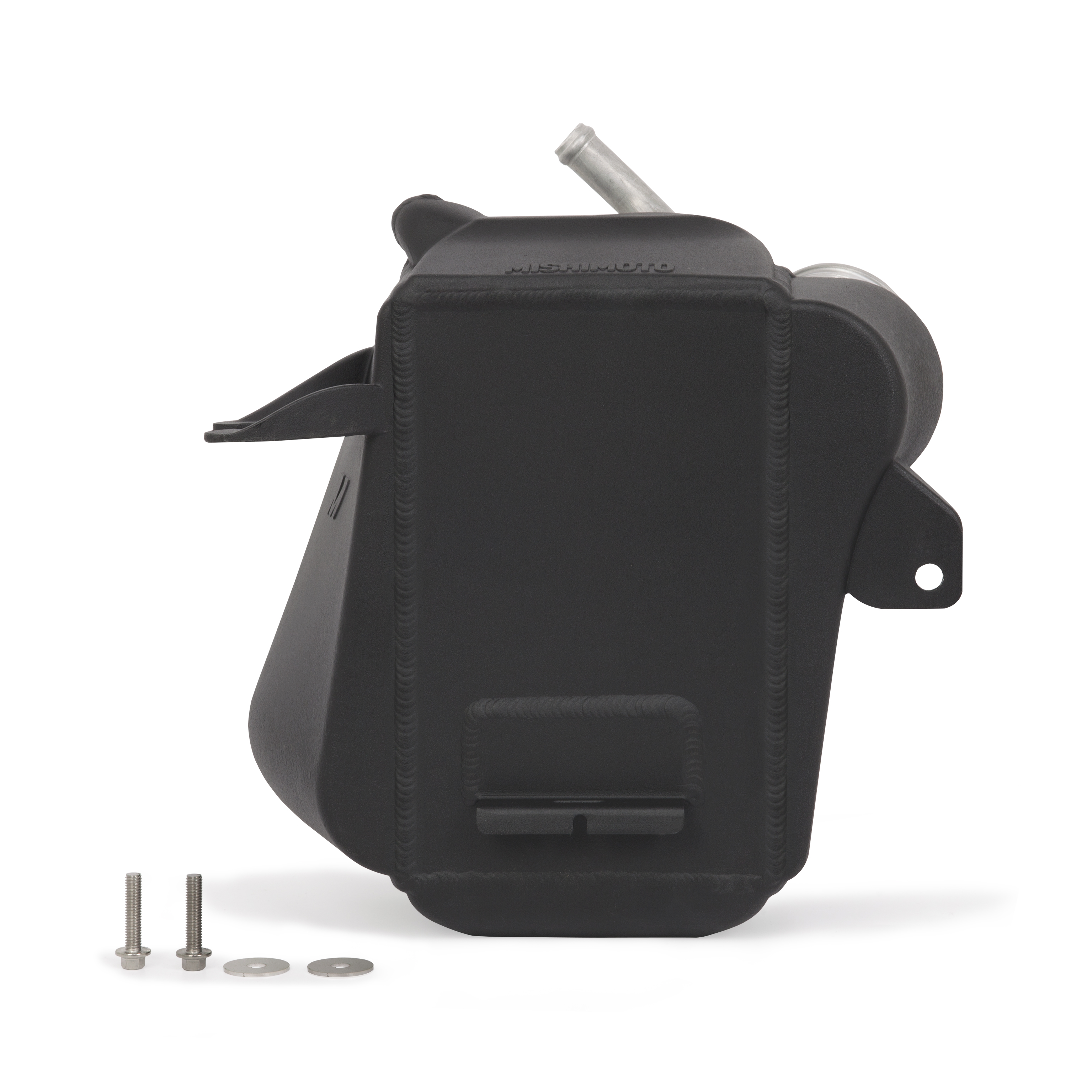 Mishimoto MMINT-F2D-11BK - 11-16 Ford 6.7L Powerstroke Air-To-Water Intercooler - Micro-Wrinkle Black