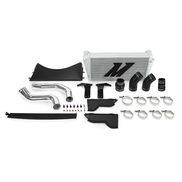 Mishimoto MMINT-RAM-13KSL - 13+ Dodge Cummins 6.7L Intercooler Kit - Silver