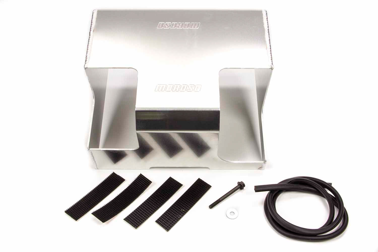 Moroso 74225 - 05-Up Ford Mustang Battery Cover - Fabricated Aluminum