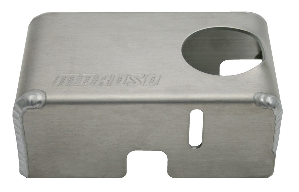 Moroso 74240 - 97-08 Chevrolet Corvette Brake Booster Cover - Fabricated Aluminum