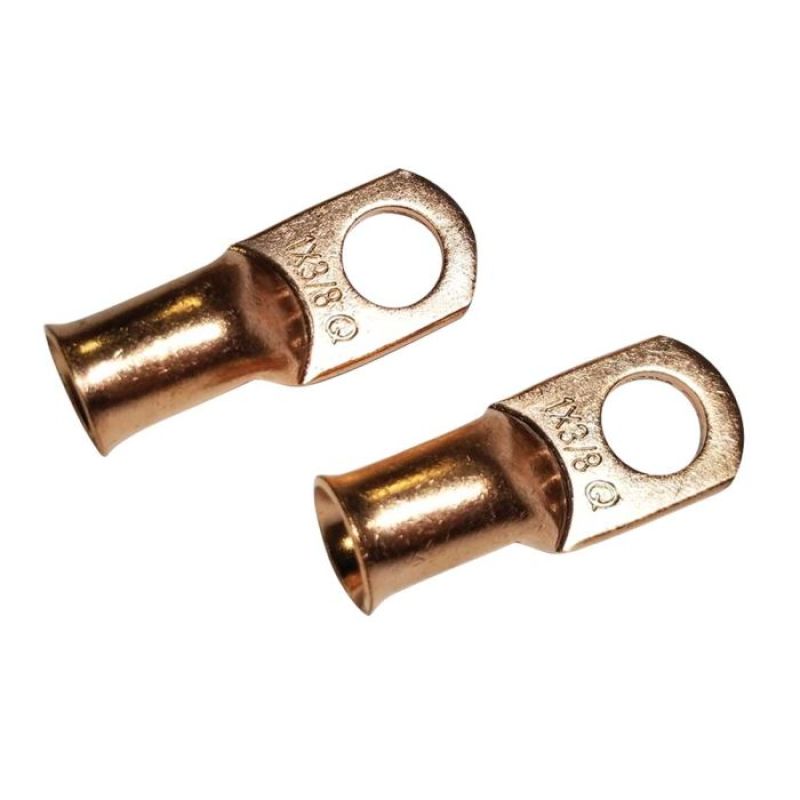 Moroso 74177 - Solder End For 1 GA Wire 3/8 Dia Stud Battery Cable Terminal Kit (2 Pack) Moroso 74177 - Solder End For 1 GA Wire 3/8 Dia Stud Battery Cable Terminal Kit (2 Pack)