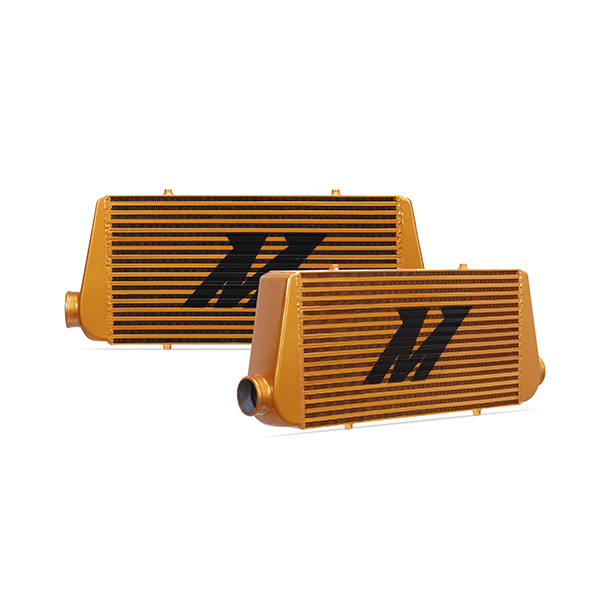 Mishimoto MMINT-URG - Universal Gold R Line Intercooler Overall Size: 31x12x4 Core Size: 24x12x4 Inlet / Outlet Mishimoto MMINT-URG - Universal Gold R Line Intercooler Overall Size: 31x12x4 Core Size: 24x12x4 Inlet / Outlet