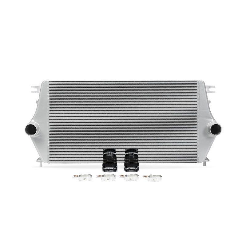 Mishimoto MMINT-XD-16SL - 16-19 Nissan Titan XD 5.0L Cummins Intercooler (Silver)
