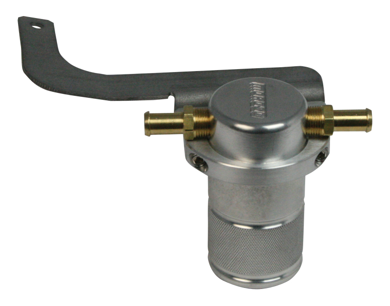 Moroso 85648 - 95-99 BMW M3 Air/Oil Separator Catch Can - Small Body - Billet Aluminum