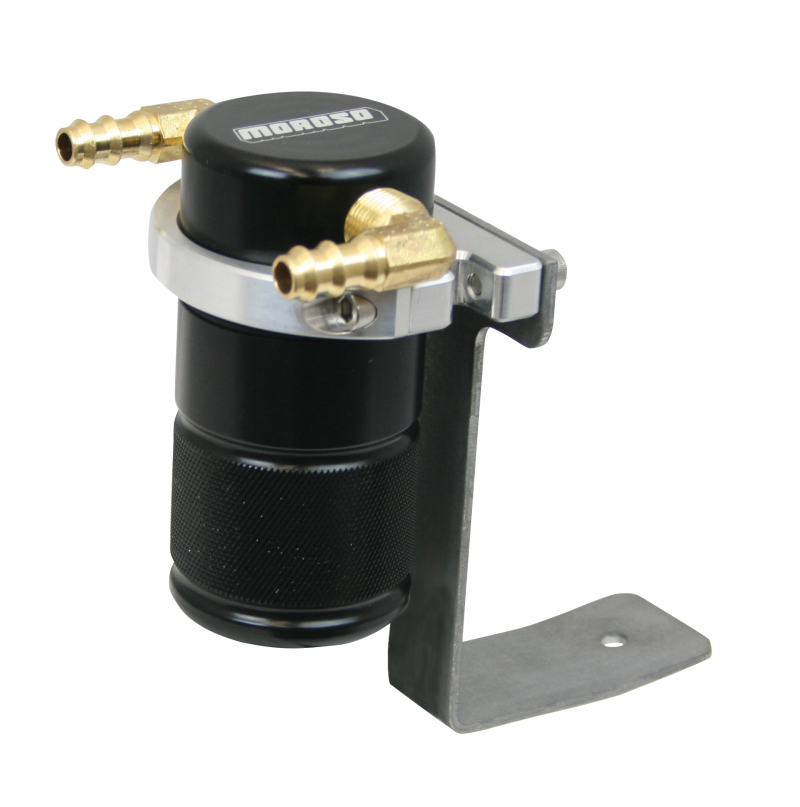 Moroso 85643 - 92-96 Chevrolet Corvette LT1/LT4 Air/Oil Separator Catch Can - Billet Aluminum - Black Moroso 85643 - 92-96 Chevrolet Corvette LT1/LT4 Air/Oil Separator Catch Can - Billet Aluminum - Black