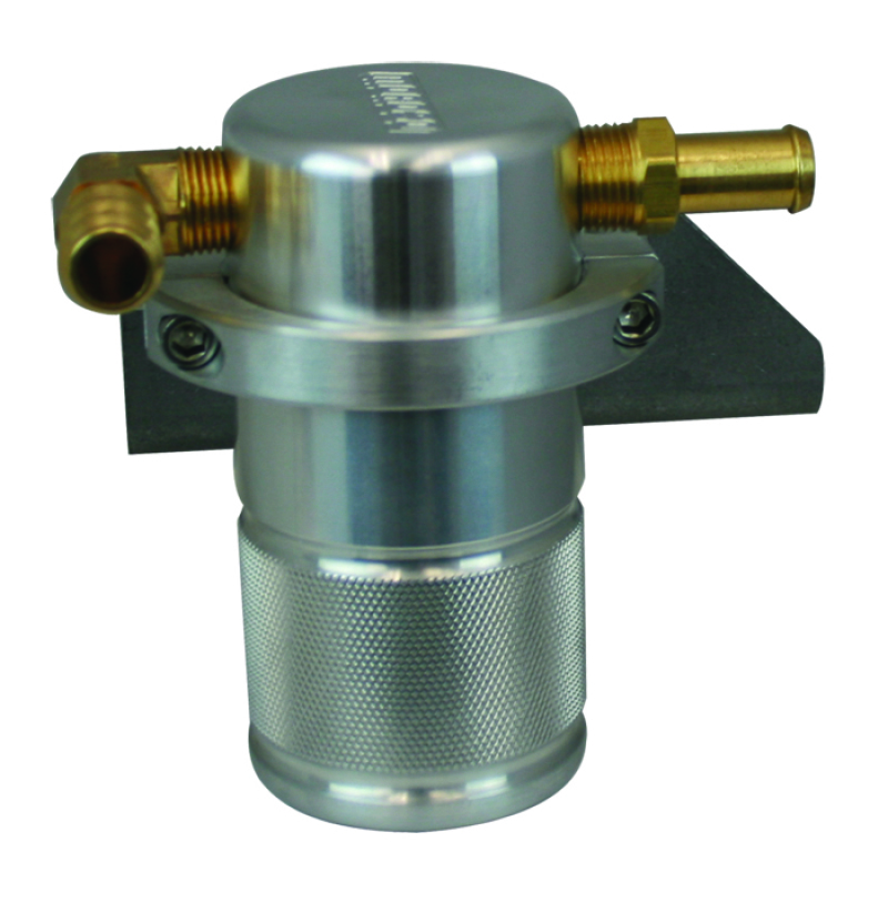 Moroso 85674 - 10-14 Volkswagen Golf/Jetta 2.0T Air/Oil Separator Catch Can - Billet Aluminum