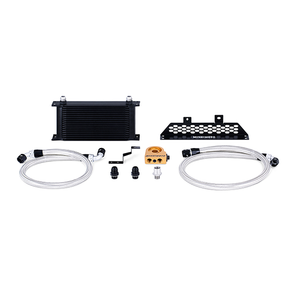 Mishimoto MMOC-FOST-13TBK - 13+ Ford Focus ST Thermostatic Oil Cooler Kit - Black