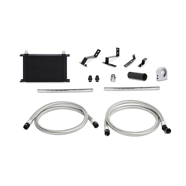 Mishimoto MMOC-CAM4-16BK - 16+ Chevrolet Camaro LT 2.0 Oil Cooler Kit - Black