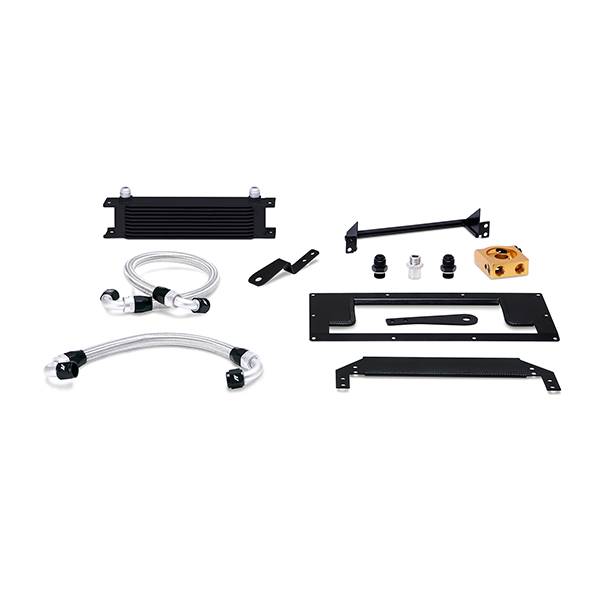 Mishimoto MMOC-MIA-99TBK - 99-05 Mazda Miata Thermostatic Oil Cooler Kit - Black